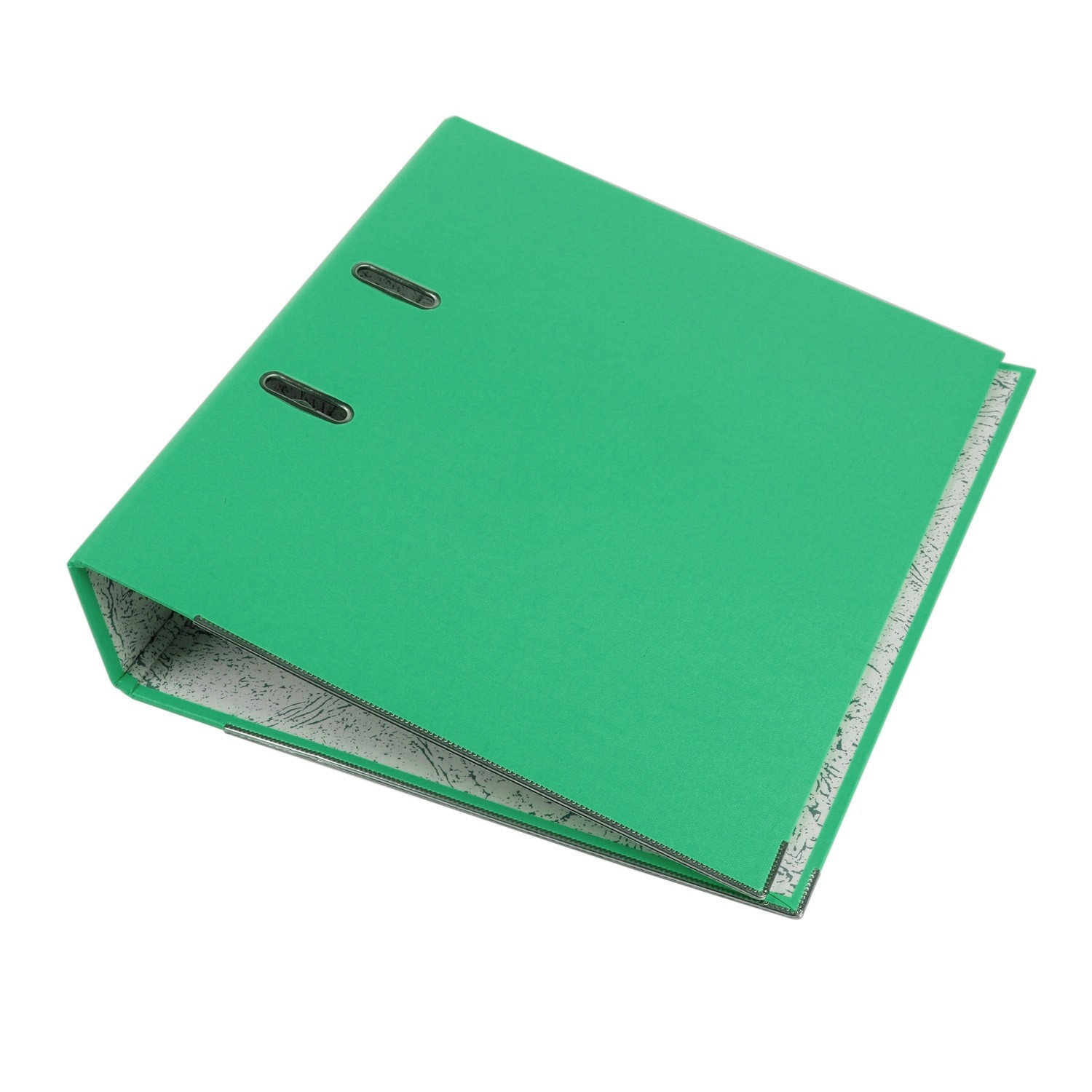 Biblioraft Verde A4 cu Bordura Metalica – Cotor 7.5 cm, Capacitate 500 Coli - imagine 8